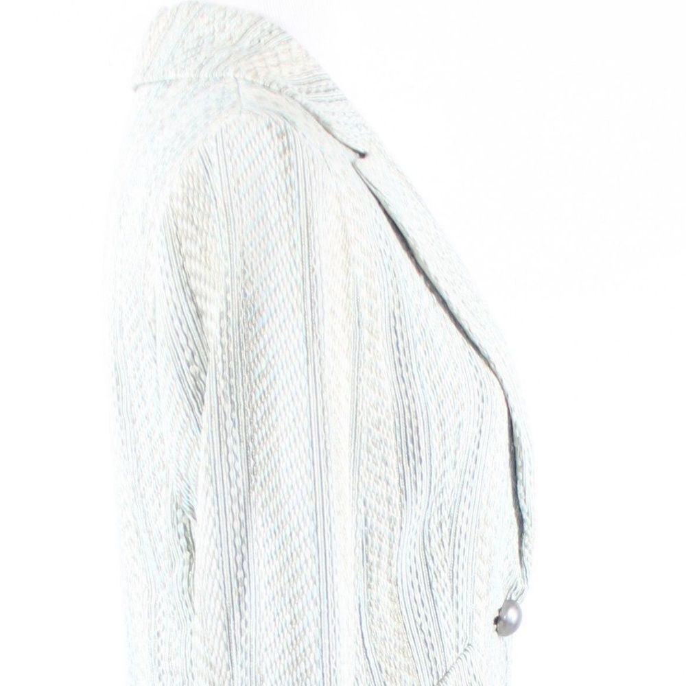 Eccoci beige uneven striped coat 8 - Picture 6 of 8